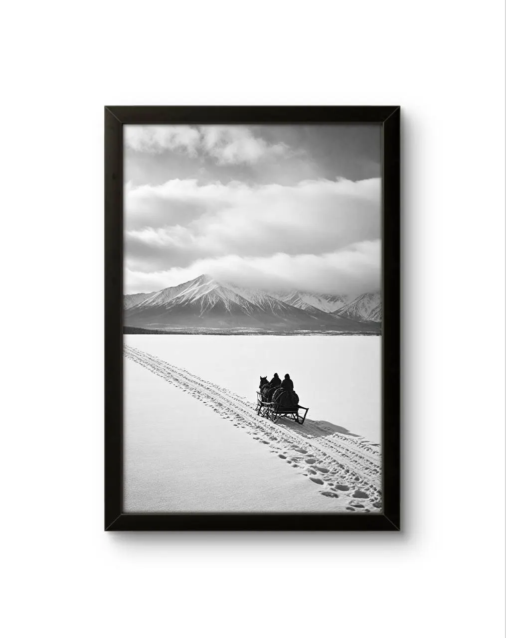 Bonaque - Journey Through the Winter Silence — Fotografia grafika artystyczna Bonaque