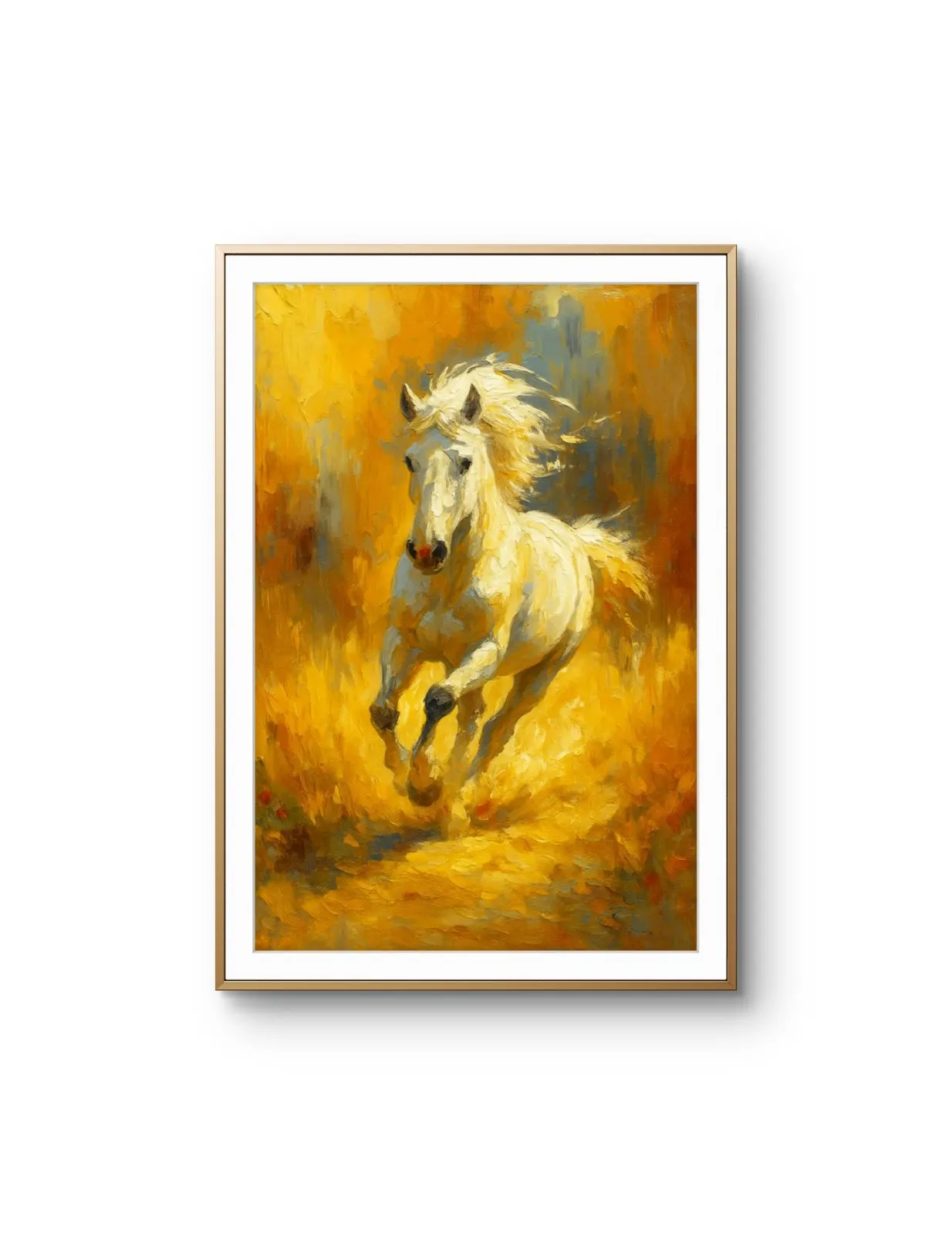 Elena Aureli - The Galloping Spirit — Mixed Media grafika artystyczna przez Elena Aureli