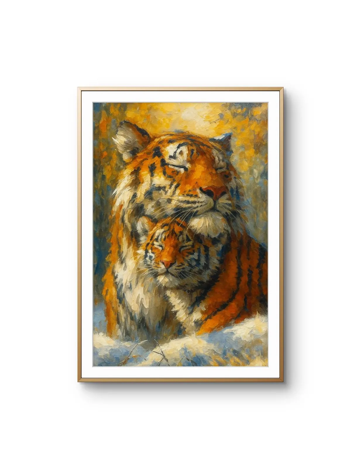 Elena Aureli - The Majestic Bond — Mixed Media grafika artystyczna przez Elena Aureli