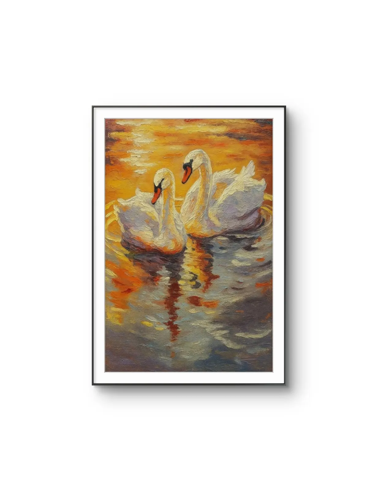 Henri des Bois - Eternal Love — Mixed Media grafika artystyczna przez Henri des Bois