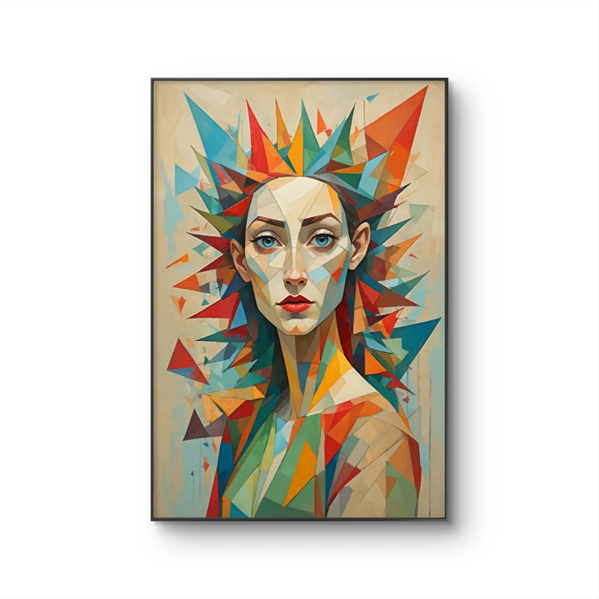 Litvin - Prismatic Gaze — Mixed Media grafika artystyczna przez Litvin