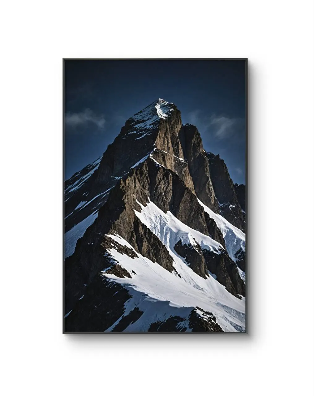 LumièreVue -  The Sentinel of Ice and Rock — Fotografia grafika artystyczna LumièreVue