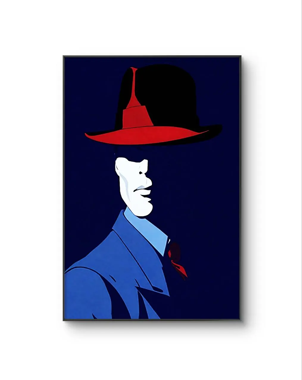 Rodrigo - The Shadowed Gentleman — Mixed Media grafika artystyczna przez Rodrigo