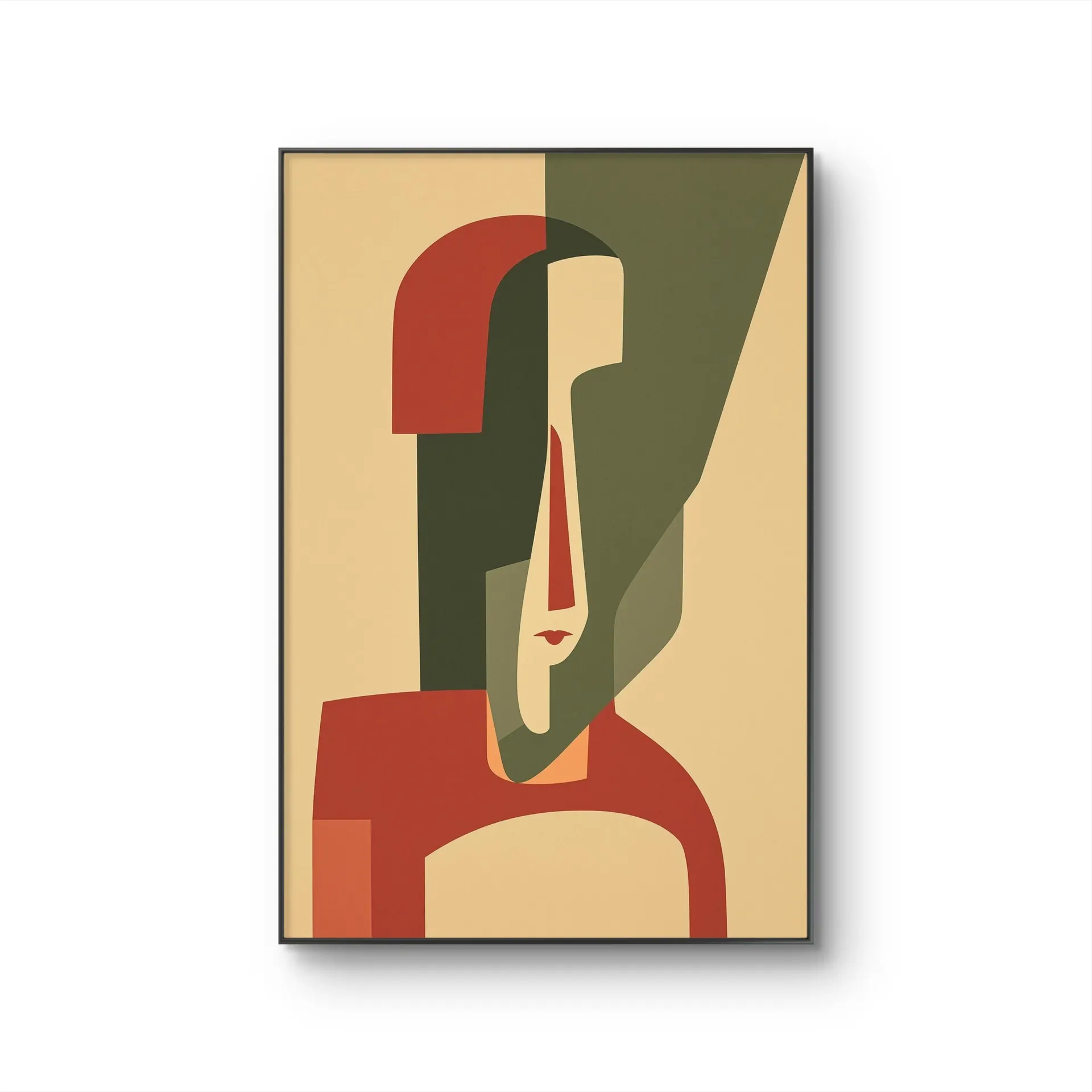 Metashape – Silent Reflection: Minimalist Abstraction — Sztuka nowoczesna i współczesna grafika artystyczna autorstwa Metashape